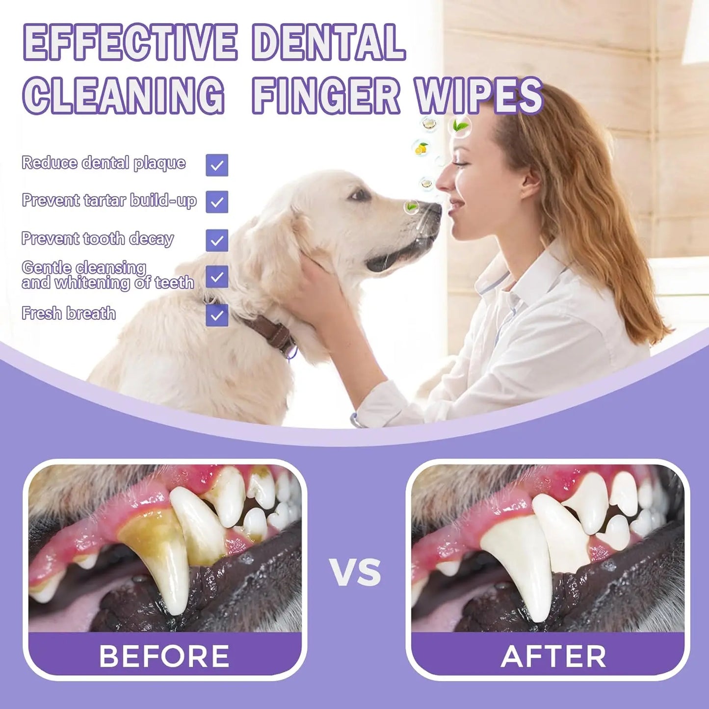 Gentle Enzyme Wipes for Dogs